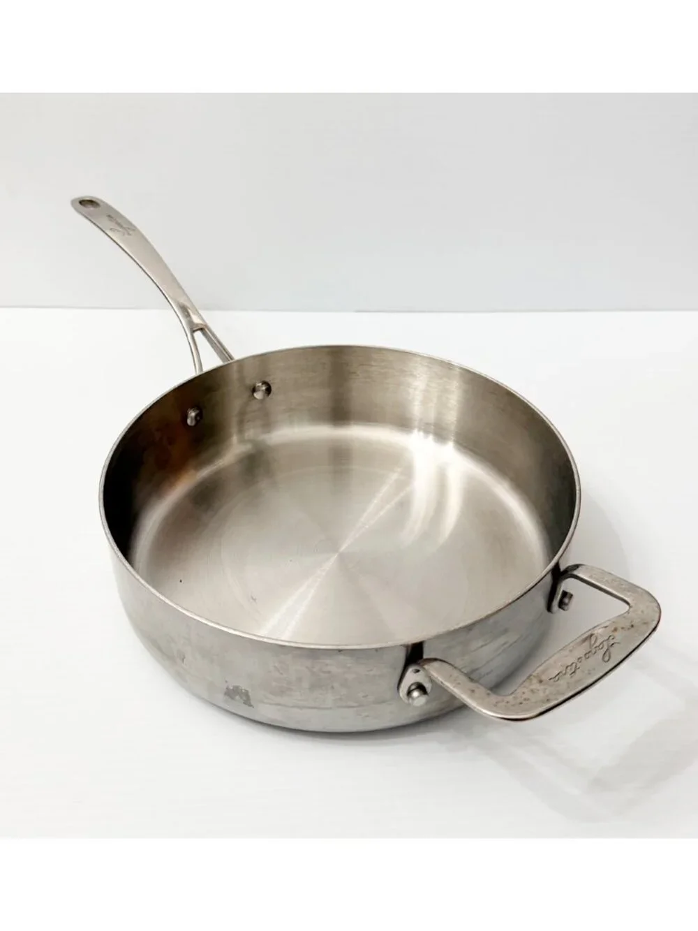 Lagostina 3 Quart Stainless Steel Frying Pan Stock Skillet